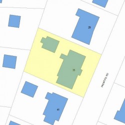 35 Prentice Rd, Newton, MA 02459 plot plan