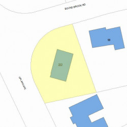 222 Upland Ave, Newton, MA 02461 plot plan