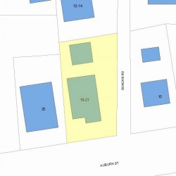 21 Auburn St, Newton, MA 02465 plot plan