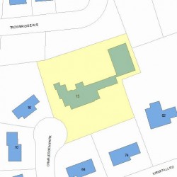 15 Charlesden Park, Newton, MA 02460 plot plan