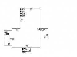 55 Mossfield Rd, Newton, MA 02468 floor plan