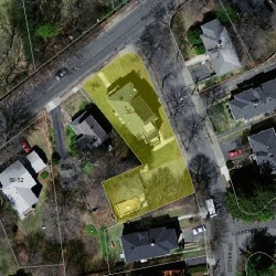 40 Fuller St, Newton, MA 02468 aerial view