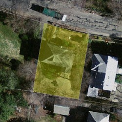 122 Ward St, Newton, MA 02459 aerial view