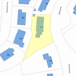 135 Selwyn Rd, Newton, MA 02461 plot plan