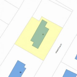 61 Homestead St, Newton, MA 02468 plot plan