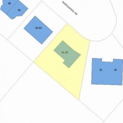 56 Tanglewood Rd, Newton, MA 02459 plot plan