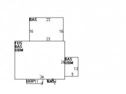 3 Staniford St, Newton, MA 02466 floor plan