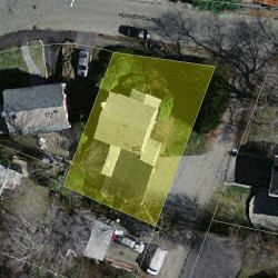 162 Hunnewell Ave, Newton, MA 02458 aerial view