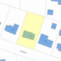 25 Stuart Rd, Newton, MA 02459 plot plan