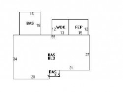 61 Donna Rd, Newton, MA 02459 floor plan