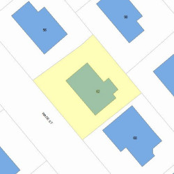 62 Wade St, Newton, MA 02461 plot plan