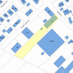 75 Adams St, Newton, MA 02460 plot plan