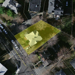 112 Langley Rd, Newton, MA 02459 aerial view