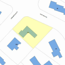 198 Greenwood St, Newton, MA 02459 plot plan