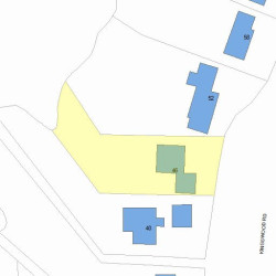 46 Kingswood Rd, Newton, MA 02466 plot plan