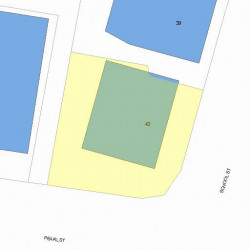 43 School St, Newton, MA 02458 plot plan