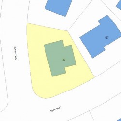 30 Sunset Rd, Newton, MA 02458 plot plan