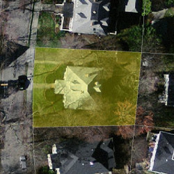 34 Westbourne Rd, Newton, MA 02459 aerial view