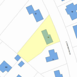 59 Quinobequin Rd, Newton, MA 02462 plot plan