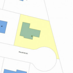 48 Philmore Rd, Newton, MA 02458 plot plan