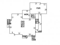 212 Temple St, Newton, MA 02465 floor plan