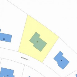 24 Farina Rd, Newton, MA 02459 plot plan