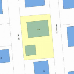 11 Simpson Ter, Newton, MA 02460 plot plan