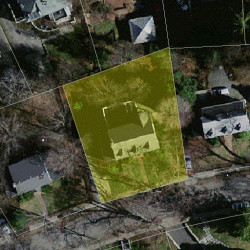 51 Shornecliffe Rd, Newton, MA 02458 aerial view