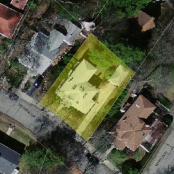 9 Victoria Cir, Newton, MA 02459 aerial view