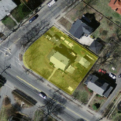 321 Crafts St, Newton, MA 02460 aerial view