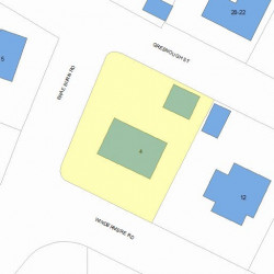 4 Windermere Rd, Newton, MA 02466 plot plan