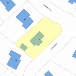 90 Fairlee Rd, Newton, MA 02468 plot plan