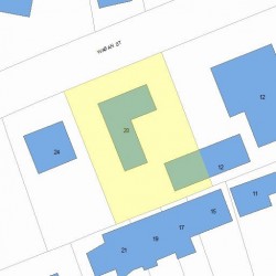 20 Waban St, Newton, MA 02458 plot plan