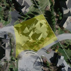 110 Huntington Rd, Newton, MA 02458 aerial view