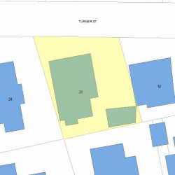 20 Turner St, Newton, MA 02460 plot plan