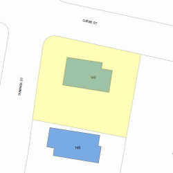 140 Sumner St, Newton, MA 02459 plot plan