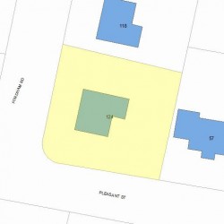 124 Fordham Rd, Newton, MA 02465 plot plan