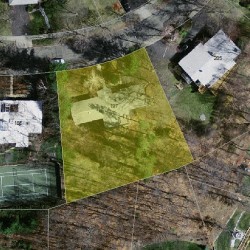 197 Baldpate Hill Rd, Newton, MA 02459 aerial view