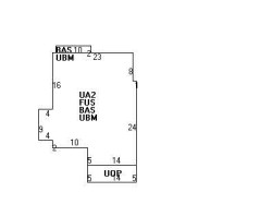 15 Blithedale St, Newton, MA 02460 floor plan