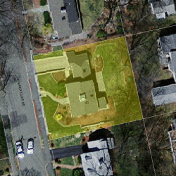 40 Hickory Cliff Rd, Newton, MA 02464 aerial view