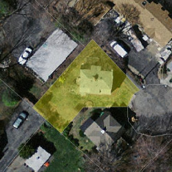 16 Churchill Ter, Newton, MA 02460 aerial view