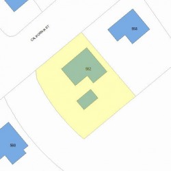 562 California St, Newton, MA 02460 plot plan
