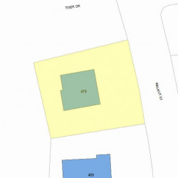 479 Walnut St, Newton, MA 02460 plot plan