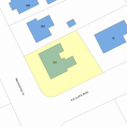 356 Winchester St, Newton, MA 02461 plot plan