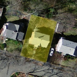 7 Ireland Rd, Newton, MA 02459 aerial view