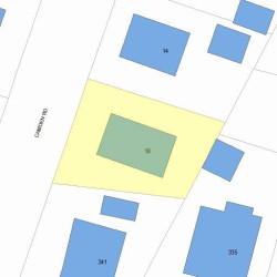 18 Camden Rd, Newton, MA 02466 plot plan