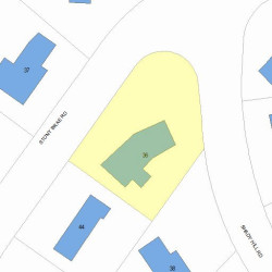 36 Stony Brae Rd, Newton, MA 02461 plot plan