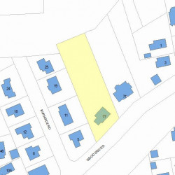 77 Wood End Rd, Newton, MA 02461 plot plan