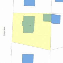 37 Charlotte Rd, Newton, MA 02459 plot plan