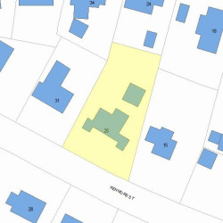 25 Kenmore St, Newton, MA 02459 plot plan